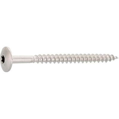 TRESPO 908624860 śruba fasadowa 4,8 x 60 TX20 A2, srebrna TRESPO 908624860 śruba fasadowa 4,8 x 60 TX20 A2, srebrna