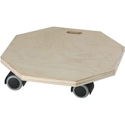 Dörner + Helmer Octo Soft hulajnoga transportowa 280 x 280 mm, płyta multiplex, kółka obrotowe TPE 40 mm, maks. 80 kg Dörner + Helmer Octo Soft hulajnoga transportowa 280 x 280 mm, płyta multiplex, kółka obrotowe TPE 40 mm, maks. 80 kg