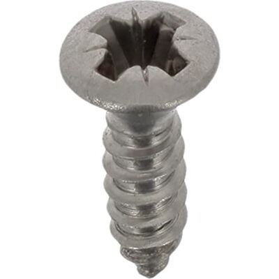 Restagraf Śruby z łbem ze stali nierdzewnej A4 z łbem stożkowym Pozidrive, 3,5mm x 13mm, DIN 7983, zestaw 25 szt Restagraf Śruby z łbem ze stali nierdzewnej A4 z łbem stożkowym Pozidrive, 3,5mm x 13mm, DIN 7983, zestaw 25 szt