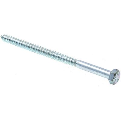 PRiME 9055916 Śruba z łbem sześciokątnym, 5/40.6 cm x 12.7 cm, stal ocynkowana, opakowanie 50 sztuk PRiME 9055916 Śruba z łbem sześciokątnym, 5/40.6 cm x 12.7 cm, stal ocynkowana, opakowanie 50 sztuk