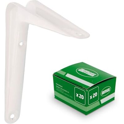Amig Stalowy gołąb Opakowanie 20 sztuk 200 X 150 mm (10'' X 6'') Białe wykończenie Mod.6 Amig Stalowy gołąb Opakowanie 20 sztuk 200 X 150 mm (10'' X 6'') Białe wykończenie Mod.6