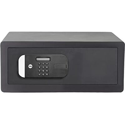 Yale YLEM/200/EG1 Sejf o Maksymalnym Poziomie Bezpieczeństwa na Laptopa, Wyświetlacz LCD, Wycinane Laserowo Drzwi, Wzmocnione Opancerzenie, Pojemność 24l, 48x35x20cm (dł. x szer. x wys.), czarny Yale YLEM/200/EG1 Sejf o Maksymalnym Poziomie Bezpieczeństwa na Laptopa, Wyświetlacz LCD, Wycinane Laserowo Drzwi, Wzmocnione Opancerzenie, Pojemność 24l, 48x35x20cm (dł. x szer. x wys.), czarny