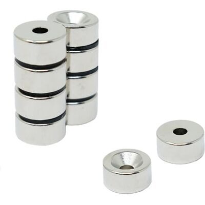 first4magnets Magnes Expert średnica 15 mm x 7,5 mm grubości x 4,2 mm c/zlew magnes neodymowy 5,7 kg pociągnięcie (północny) (opakowanie 2) first4magnets Magnes Expert średnica 15 mm x 7,5 mm grubości x 4,2 mm c/zlew magnes neodymowy 5,7 kg pociągnięcie (północny) (opakowanie 2)