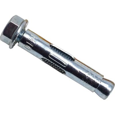 MASONMATE MAMSAM1050 Kotwa z nakrętką sześciokątną M10 x 50 mm (50) śruby, srebrna MASONMATE MAMSAM1050 Kotwa z nakrętką sześciokątną M10 x 50 mm (50) śruby, srebrna