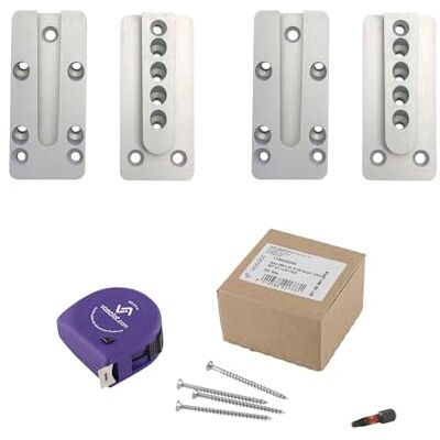 vasalat HVP łącznik do dużych obciążeń 40 x 90 x 12 mm – 2 x łącznik do drewna niewidoczny – idealny jako łącznik belek łącznie z 50 śrubami spax T-Star plus i 1 x bit TX20 vasalat HVP łącznik do dużych obciążeń 40 x 90 x 12 mm – 2 x łącznik do drewna niewidoczny – idealny jako łącznik belek łącznie z 50 śrubami spax T-Star plus i 1 x bit TX20