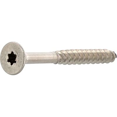 schrauben-direkt.com Śruby ze stali nierdzewnej 4,5 x 50 mm, Torx A2, 200 sztuk śrub do płyt wiórowych Niro schrauben-direkt.com Śruby ze stali nierdzewnej 4,5 x 50 mm, Torx A2, 200 sztuk śrub do płyt wiórowych Niro