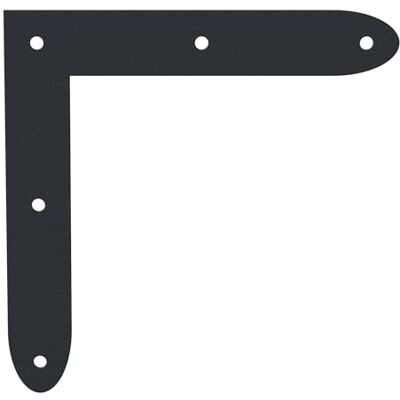 Alberts 842376 Wspornik narożny Ovado ocynkowany, pokryty grafitowo-szarym tworzywem sztucznym 120 x 120 x 20 mm zestaw 12 szt. Alberts 842376 Wspornik narożny Ovado ocynkowany, pokryty grafitowo-szarym tworzywem sztucznym 120 x 120 x 20 mm zestaw 12 szt.