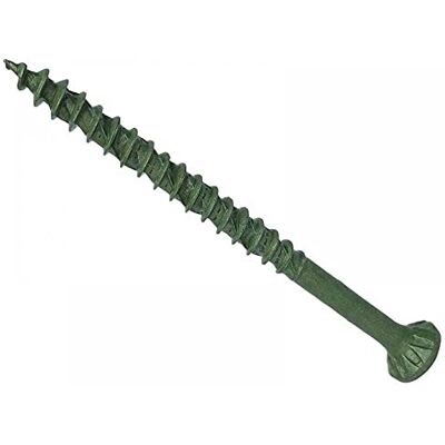 Forgefix FORDS4575GT wkręty tarasowe z łbem wpuszczanym Torx® kompatybilne śruby tarasowe T25 zielone 4,5x Forgefix FORDS4575GT wkręty tarasowe z łbem wpuszczanym Torx® kompatybilne śruby tarasowe T25 zielone 4,5x