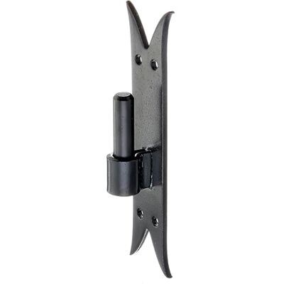 Alberts 863944 Skobel na płytce hak DI, zakończenie „Ogon karpia” czarny lakier zanurzeniowy średnica trzpienia Ø16 mm płyta 205 x 45 mm zestaw 10 szt. Alberts 863944 Skobel na płytce hak DI, zakończenie „Ogon karpia” czarny lakier zanurzeniowy średnica trzpienia Ø16 mm płyta 205 x 45 mm zestaw 10 szt.