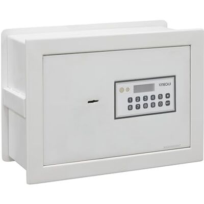 ARREGUI Magna 591020 Wbudowany sejf z kodem i kluczem Podwójny sejf z wysuwanym dnem na pieniądze Elektroniczny sejf ścienny do domu lub biura 26x36x15-25 cm 14-23L ARREGUI Magna 591020 Wbudowany sejf z kodem i kluczem Podwójny sejf z wysuwanym dnem na pieniądze Elektroniczny sejf ścienny do domu lub biura 26x36x15-25 cm 14-23L