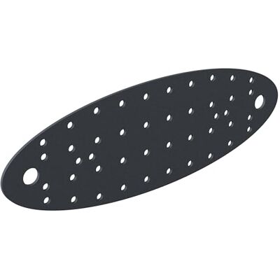 Alberts 845704 Płyta perforowana Ovado grafitowo-szara powlekana tworzywem sztucznym 240 x 80 mm zestaw 12 szt. Alberts 845704 Płyta perforowana Ovado grafitowo-szara powlekana tworzywem sztucznym 240 x 80 mm zestaw 12 szt.