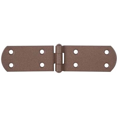 Alberts 821999 Zawias do skrzyń DURAVIS® z nitowanym trzpieniem rdzawobrązowy, powłoka duplex rozmiar 156 x 35 x 2 mm zestaw 20 szt. Alberts 821999 Zawias do skrzyń DURAVIS® z nitowanym trzpieniem rdzawobrązowy, powłoka duplex rozmiar 156 x 35 x 2 mm zestaw 20 szt.