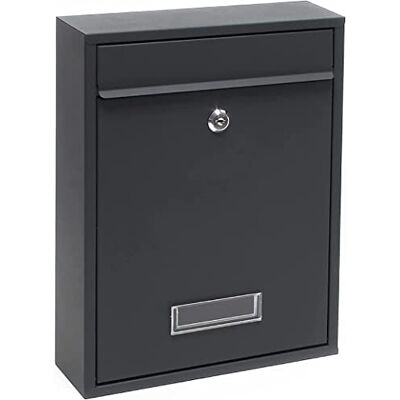 kippen 10006AN Skrzynka Pocztowa Szablon "MAIL", Kolor Antracyt kippen 10006AN Skrzynka Pocztowa Szablon "MAIL", Kolor Antracyt