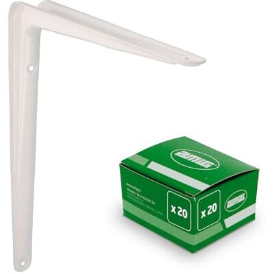 Amig Stalowy gołąb Opakowanie 20 sztuk 350 X 300 Mm (14'' X 12'') Białe wykończenie Mod.6 Amig Stalowy gołąb Opakowanie 20 sztuk 350 X 300 Mm (14'' X 12'') Białe wykończenie Mod.6