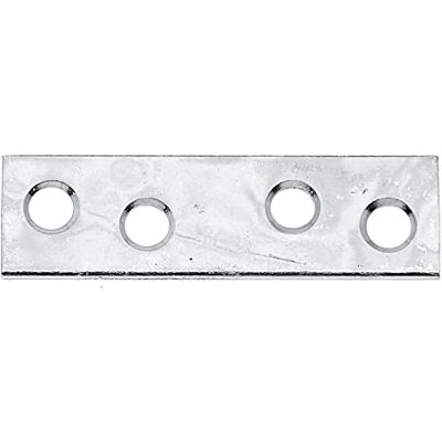 Alberts GAH- 336417 płaskie łączniki wąskie ocynkowane galwanicznie na żółto 50 x 14 mm zestaw 12 sztuk Alberts GAH- 336417 płaskie łączniki wąskie ocynkowane galwanicznie na żółto 50 x 14 mm zestaw 12 sztuk
