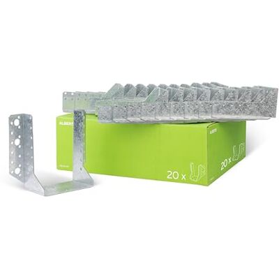 Alberts GAH- 335922 buty belkowe typ A, zestaw rzemieślniczy ocynkowany sendzimirem 120 x 160 mm zestaw 20 szt. Alberts GAH- 335922 buty belkowe typ A, zestaw rzemieślniczy ocynkowany sendzimirem 120 x 160 mm zestaw 20 szt.