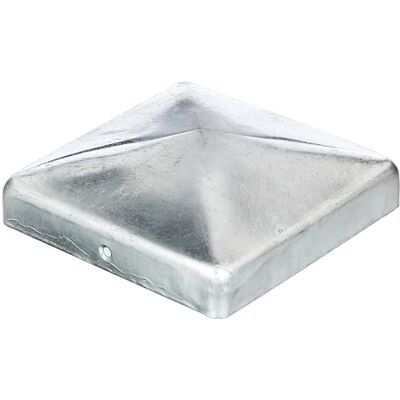 Alberts 843113 Kołpak do słupków drewnianych płaski kształt ocynkowany ogniowo 120 x 120 mm zestaw 10 szt. Alberts 843113 Kołpak do słupków drewnianych płaski kształt ocynkowany ogniowo 120 x 120 mm zestaw 10 szt.
