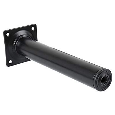 Amig Okrągła metalowa noga meblowa Wytrzymała i wszechstronna Łatwa instalacja za pomocą 4 śrub Idealna do stołów i biurka, czarne, 30 x 300 mm, metal Amig Okrągła metalowa noga meblowa Wytrzymała i wszechstronna Łatwa instalacja za pomocą 4 śrub Idealna do stołów i biurka, czarne, 30 x 300 mm, metal