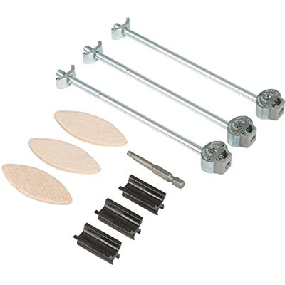 Trend Zestaw Łączników Blatów ZIPBOLT Slimline, Grubość 16-25mm, Stal Ocynkowana, ZIP/25/158/3 Trend Zestaw Łączników Blatów ZIPBOLT Slimline, Grubość 16-25mm, Stal Ocynkowana, ZIP/25/158/3