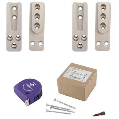 vasalat HVP łącznik do dużych obciążeń 25 x 80 x 12 mm 2 x łącznik do drewna niewidoczny idealny jako łącznik belek łącznie z 50 śrubami Spax T-Star plus i 1 x bit TX20 vasalat HVP łącznik do dużych obciążeń 25 x 80 x 12 mm 2 x łącznik do drewna niewidoczny idealny jako łącznik belek łącznie z 50 śrubami Spax T-Star plus i 1 x bit TX20