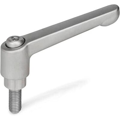 Ganter Normelemente Regulowana dźwignia zaciskowa ze śrubą gwintowaną – GN 300.5-63-M8-32-IS stal nierdzewna długość uchwytu: 63 mm gwint: M8 x 32 1 sztuka Ganter Normelemente Regulowana dźwignia zaciskowa ze śrubą gwintowaną – GN 300.5-63-M8-32-IS stal nierdzewna długość uchwytu: 63 mm gwint: M8 x 32 1 sztuka