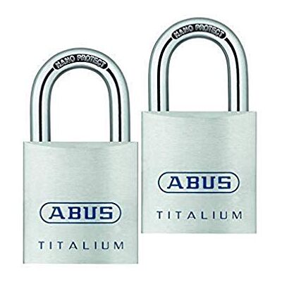 ABUS 01354 kłódka 40 mm srebrna opakowanie 2 szt ABUS 01354 kłódka 40 mm srebrna opakowanie 2 szt