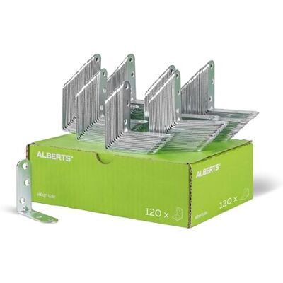 Alberts GAH- 329891 kątownik krzesła z zaokrąglonymi końcami galwanicznie ocynkowany na niebiesko 60 x 60 x 19 mm zestaw 40 sztuk Alberts GAH- 329891 kątownik krzesła z zaokrąglonymi końcami galwanicznie ocynkowany na niebiesko 60 x 60 x 19 mm zestaw 40 sztuk