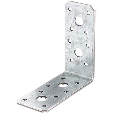 Alberts 846572 łącznik kątowy, ocynkowany sendzimir, 90 x 90 x 40 mm, zestaw 50 sztuk Alberts 846572 łącznik kątowy, ocynkowany sendzimir, 90 x 90 x 40 mm, zestaw 50 sztuk
