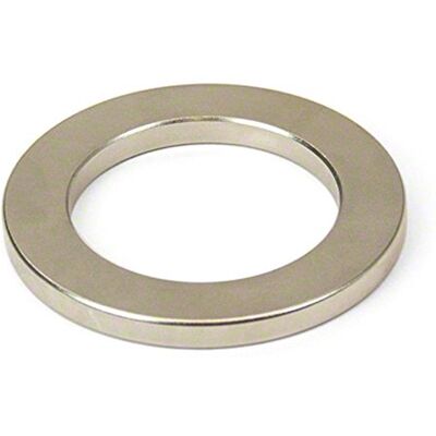 first4magnets Magnes Expert® 60 mm średnicy zewnętrznej x 40 mm ID x 5 mm grubości N42 magnes neodymowy 35 kg pociągnięcie (1 szt.) first4magnets Magnes Expert® 60 mm średnicy zewnętrznej x 40 mm ID x 5 mm grubości N42 magnes neodymowy 35 kg pociągnięcie (1 szt.)