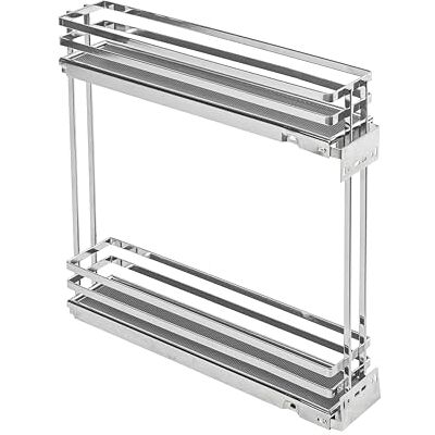 GTV Organizer kuchenny MOVIXPRO wyposażenie cargo wysuwany system regałów szerokość zewnętrzna 150 mm 2 półki bez szyn antracyt GTV Organizer kuchenny MOVIXPRO wyposażenie cargo wysuwany system regałów szerokość zewnętrzna 150 mm 2 półki bez szyn antracyt