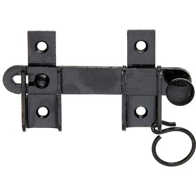 Alberts 864606 Zapadka do okiennic ze stoperem czarny lakier zanurzeniowy rozmiar 120 x 65 mm zestaw 10 szt. Alberts 864606 Zapadka do okiennic ze stoperem czarny lakier zanurzeniowy rozmiar 120 x 65 mm zestaw 10 szt.