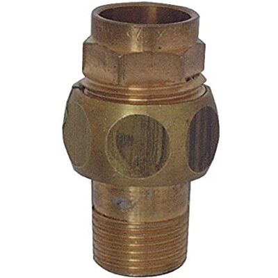Cornat Lutowana złączka śrubowa, 1 gwint zewnętrzny, 1 złączka, stożkowa uszczelka, A 22 mm, szer. 3/4 cala, 1 sztuka, odlew czerwony, T5341G2234 Cornat Lutowana złączka śrubowa, 1 gwint zewnętrzny, 1 złączka, stożkowa uszczelka, A 22 mm, szer. 3/4 cala, 1 sztuka, odlew czerwony, T5341G2234