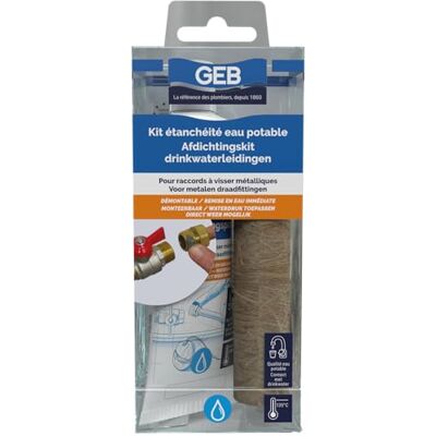 GEB 3283981039031 Zestaw wodoodporny do wody pitnej + nici, bezbarwny, jeden rozmiar GEB 3283981039031 Zestaw wodoodporny do wody pitnej + nici, bezbarwny, jeden rozmiar