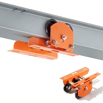 VEVOR Wózek o nośności 499 kg, ręczne zawieszenie z podwójnymi kołami i szerokości kołnierza 68-110 mm, podwozie ręczne ze stali węglowej do belek typu I, do PA200, PA250, PA300, PA400, PA500 VEVOR Wózek o nośności 499 kg, ręczne zawieszenie z podwójnymi kołami i szerokości kołnierza 68-110 mm, podwozie ręczne ze stali węglowej do belek typu I, do PA200, PA250, PA300, PA400, PA500