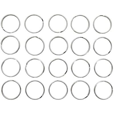 Chinchilla ® Zestaw 20 kółek na klucze Ø 30 mm hartowana stal C68D wytrzymałe klucze oczkowe w kolorze srebrnym wymiary: 3 x 3 x 0,29 cm grubość materiału: Ø 1,75 mm Made in Germany Chinchilla ® Zestaw 20 kółek na klucze Ø 30 mm hartowana stal C68D wytrzymałe klucze oczkowe w kolorze srebrnym wymiary: 3 x 3 x 0,29 cm grubość materiału: Ø 1,75 mm Made in Germany