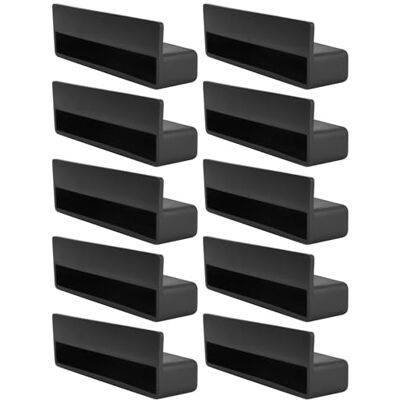 cyclingcolors 10 x uchwyt na listwy pojedyncze plastikowe nasadki do mocowania 100 x 12 mm do łóżka tuleja do łóżka balustrada siatka balustradowa czarna cyclingcolors 10 x uchwyt na listwy pojedyncze plastikowe nasadki do mocowania 100 x 12 mm do łóżka tuleja do łóżka balustrada siatka balustradowa czarna