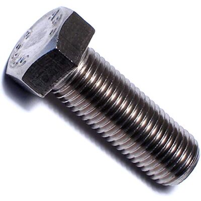 Hard-to-Find Fastener 014973184810 nierdzewne śruby z łbem sześciokątnym, 7/16-20 x 1-1/4 cala Hard-to-Find Fastener 014973184810 nierdzewne śruby z łbem sześciokątnym, 7/16-20 x 1-1/4 cala