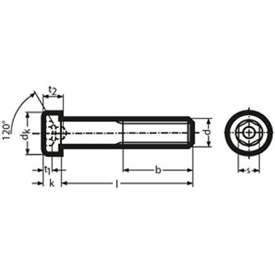 Widex 526912635 DIN 6912, śruba cylindryczna, stal szlachetna A2, M6x35, 200 sztuk Widex 526912635 DIN 6912, śruba cylindryczna, stal szlachetna A2, M6x35, 200 sztuk