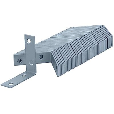HELPMATE Stalowe kątowniki 50x50x15 mm - Niebieski cynk - Złącza meblowe HELPMATE Stalowe kątowniki 50x50x15 mm - Niebieski cynk - Złącza meblowe