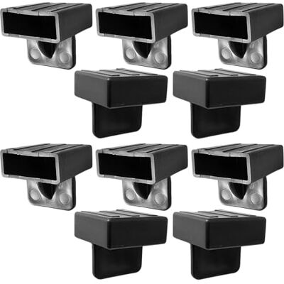 cyclingcolors 10 x plastikowy uchwyt na listwy pojedyncze z nasadką do mocowania 36 x 8 mm do łóżka tuleja do łóżka siatka balustradowa czarna cyclingcolors 10 x plastikowy uchwyt na listwy pojedyncze z nasadką do mocowania 36 x 8 mm do łóżka tuleja do łóżka siatka balustradowa czarna