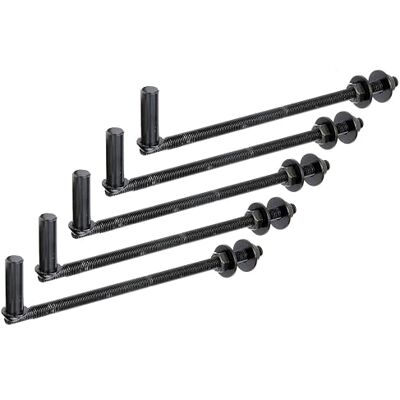 Alberts 864040 Skobel do przykręcenia hak J, do słupków czarny lakier zanurzeniowy średnica trzpienia 16 mm długość 290 mm zestaw 5 szt. Alberts 864040 Skobel do przykręcenia hak J, do słupków czarny lakier zanurzeniowy średnica trzpienia 16 mm długość 290 mm zestaw 5 szt.