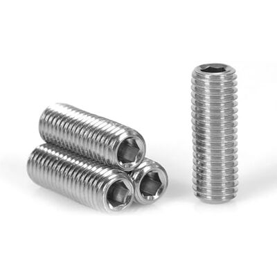 cyclingcolors 10 x śruba z łbem sześciokątnym DIN 916 ISO 4029 stal nierdzewna A2 z pełnym gwintem metrycznym, M4x12mm cyclingcolors 10 x śruba z łbem sześciokątnym DIN 916 ISO 4029 stal nierdzewna A2 z pełnym gwintem metrycznym, M4x12mm