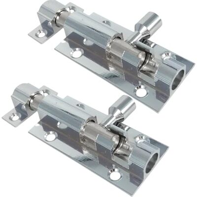 Merriway ® BH00765 śruba do drzwi przesuwnych, 50 mm (2 cale) chrom, 2 sztuki Merriway ® BH00765 śruba do drzwi przesuwnych, 50 mm (2 cale) chrom, 2 sztuki