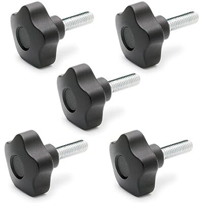 Ganter Normelemente śruba z uchwytem gwiazdowym śruba chwytowa GN 5337.2-32-M6-16 5 sztuk tworzywo sztuczne ze stalową śrubą uchwyt 32 mm gwint M6 x 16 Ganter Normelemente śruba z uchwytem gwiazdowym śruba chwytowa GN 5337.2-32-M6-16 5 sztuk tworzywo sztuczne ze stalową śrubą uchwyt 32 mm gwint M6 x 16
