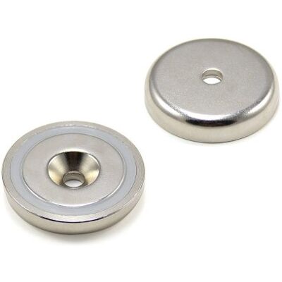 first4magnets N42 Neodym garnek magnes do sztuki, rzemiosła, produkcji modeli średnica 40 mm x 8 mm grubość x 6 mm C/umywalka 64 kg pociąg first4magnets N42 Neodym garnek magnes do sztuki, rzemiosła, produkcji modeli średnica 40 mm x 8 mm grubość x 6 mm C/umywalka 64 kg pociąg