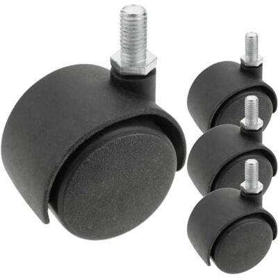 KIPPEN 1615X1 - Zestaw 4 podwójnych kół o średnicy 40mm z gwintem M8 - zestaw kół KIPPEN 1615X1 - Zestaw 4 podwójnych kół o średnicy 40mm z gwintem M8 - zestaw kół