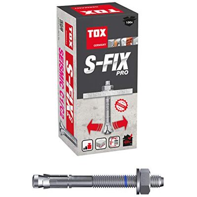 TOX Kotwa śrubowa S-Fix Pro M8 x 75/9 mm 100 sztuk 04010210 ocynkowana TOX Kotwa śrubowa S-Fix Pro M8 x 75/9 mm 100 sztuk 04010210 ocynkowana