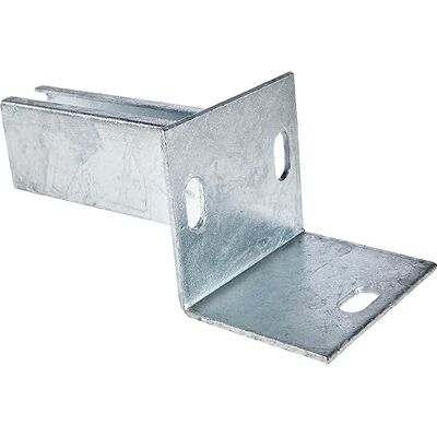Alberts 685690 Wspornik słupka ogrodzeniowego na krawężniki L do przykręcenia ocynkowany ogniowo płyta 94 x 100 mm dla słupków 60 x 40 mm Alberts 685690 Wspornik słupka ogrodzeniowego na krawężniki L do przykręcenia ocynkowany ogniowo płyta 94 x 100 mm dla słupków 60 x 40 mm