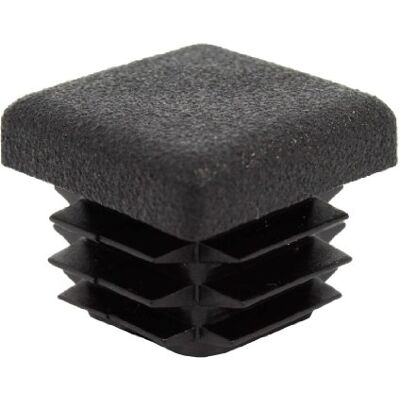 Alberts 859015 Zatyczka do rur kwadratowych tworzywo sztuczne, czarna szerokość 20 mm zestaw 4 szt. Alberts 859015 Zatyczka do rur kwadratowych tworzywo sztuczne, czarna szerokość 20 mm zestaw 4 szt.