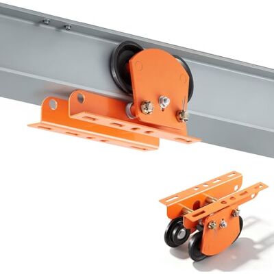 VEVOR Wózek o nośności 998 kg, ręczne zawieszenie z podwójnymi kołami i szerokości kołnierza 68-110 mm, podwozie ręczne ze stali węglowej do belek typu I, do PA600, PA700, PA800, PA900, PA1000 VEVOR Wózek o nośności 998 kg, ręczne zawieszenie z podwójnymi kołami i szerokości kołnierza 68-110 mm, podwozie ręczne ze stali węglowej do belek typu I, do PA600, PA700, PA800, PA900, PA1000